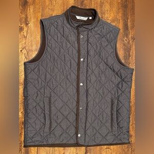Peter Millar Essex Quilted Travel Vest Mens Sz Large Retail $200